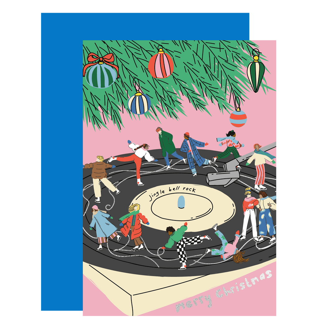 Christmas 2025 card  ‘Jingle Bell Rock’ -greeting card