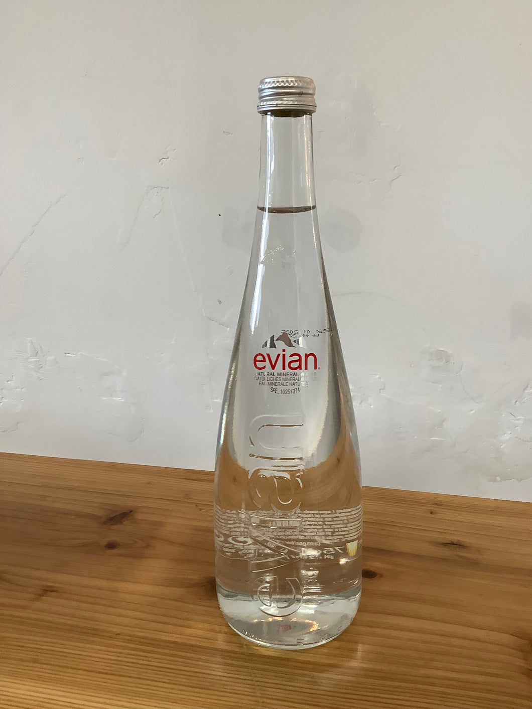 Evian -still natural mineral water