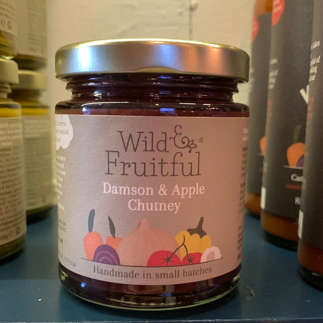 Wild & Fruitful Damson & Apple Chutney - 200g