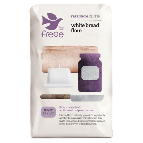 The Doves Farm Gluten Free White Bread Flour 1kg