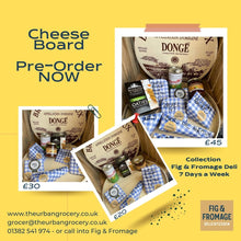 Load image into Gallery viewer, Pre Order Cheese Board £25 - 3 Cheeses, Olives, Oatcakes &amp; Chutney
