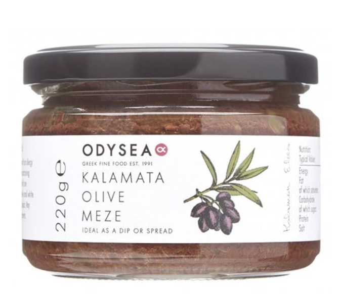 Odysea Greek Kalamata Olive Meze, 220g