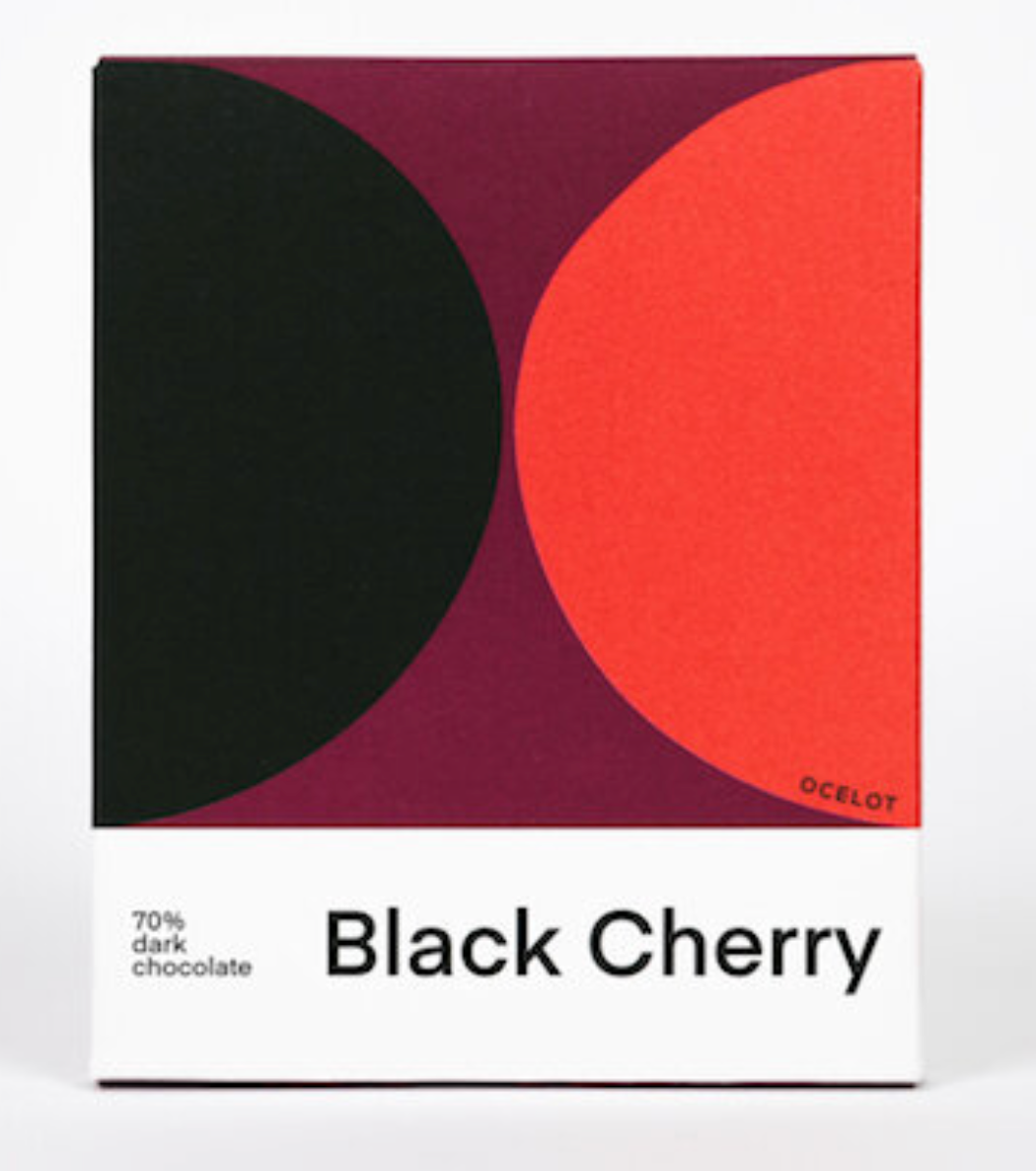 Ocelot Black Cherry Chocolate 70% Cacoa 70g