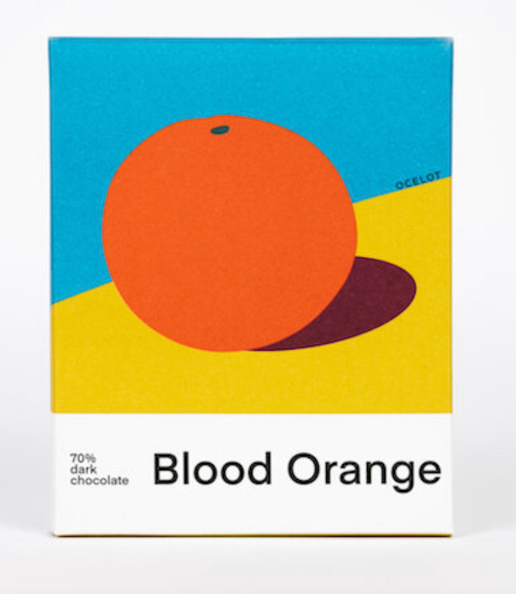 Ocelot Blood Orange Chocolate 70% Cacoa 70g