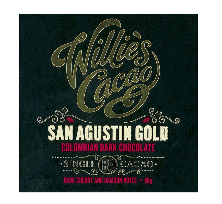 Willie's Cacao - San Agustin Gold Collumbian 88% Cacao 50g