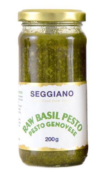 Seggiano Raw Basil Pesto, Organic 200g
