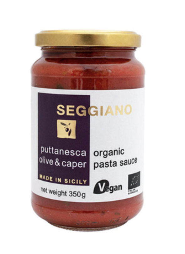 Seggiano Puttanesca Olive & Caper Pasta Sauce, Organic 350g