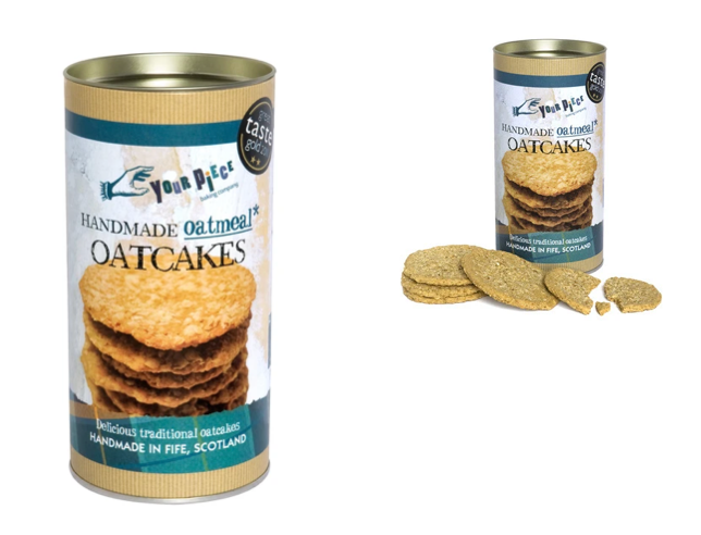 Traditional Oatcakes Gift Tube 180g Your Piece Baking Co