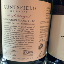 Load image into Gallery viewer, Auntsfield, Sauvignon Blanc 2019, 75cl
