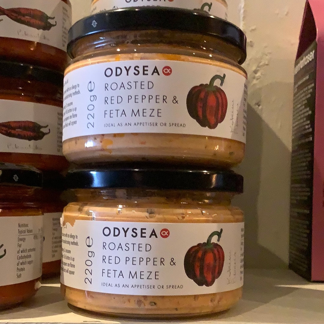 Odysea Red Pepper and Feta Meze 220g