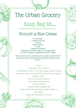 Load image into Gallery viewer, Soup Bag - Broccoli &amp; Blue Cheese
