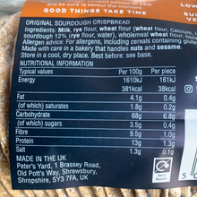 Load image into Gallery viewer, Peter’s Peters Yard Original Sourdough Crispbread 200g
