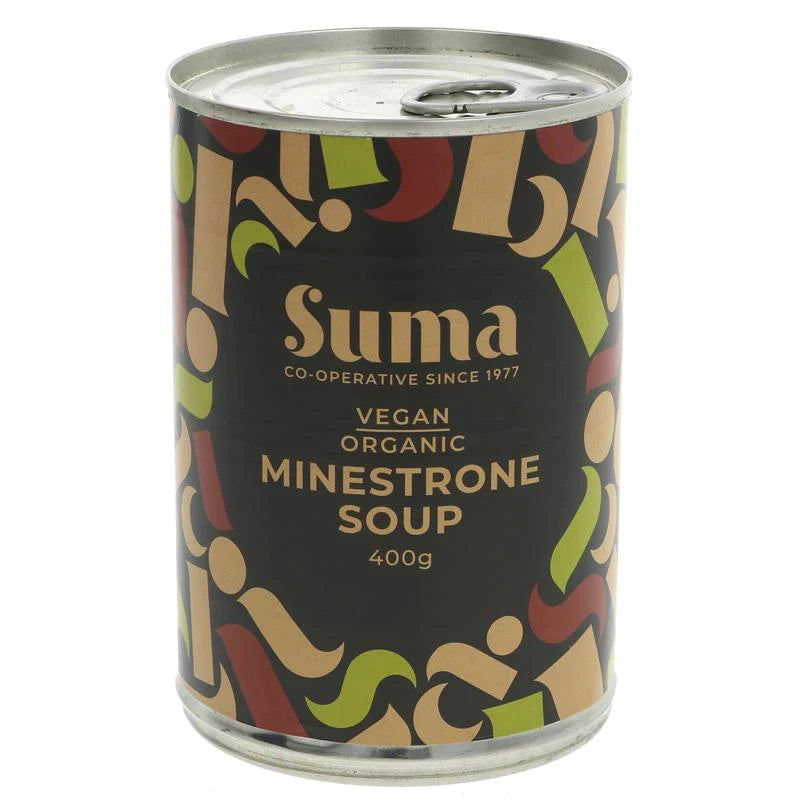SUMA Organic Minestrone Soup 400g Tin Vegan