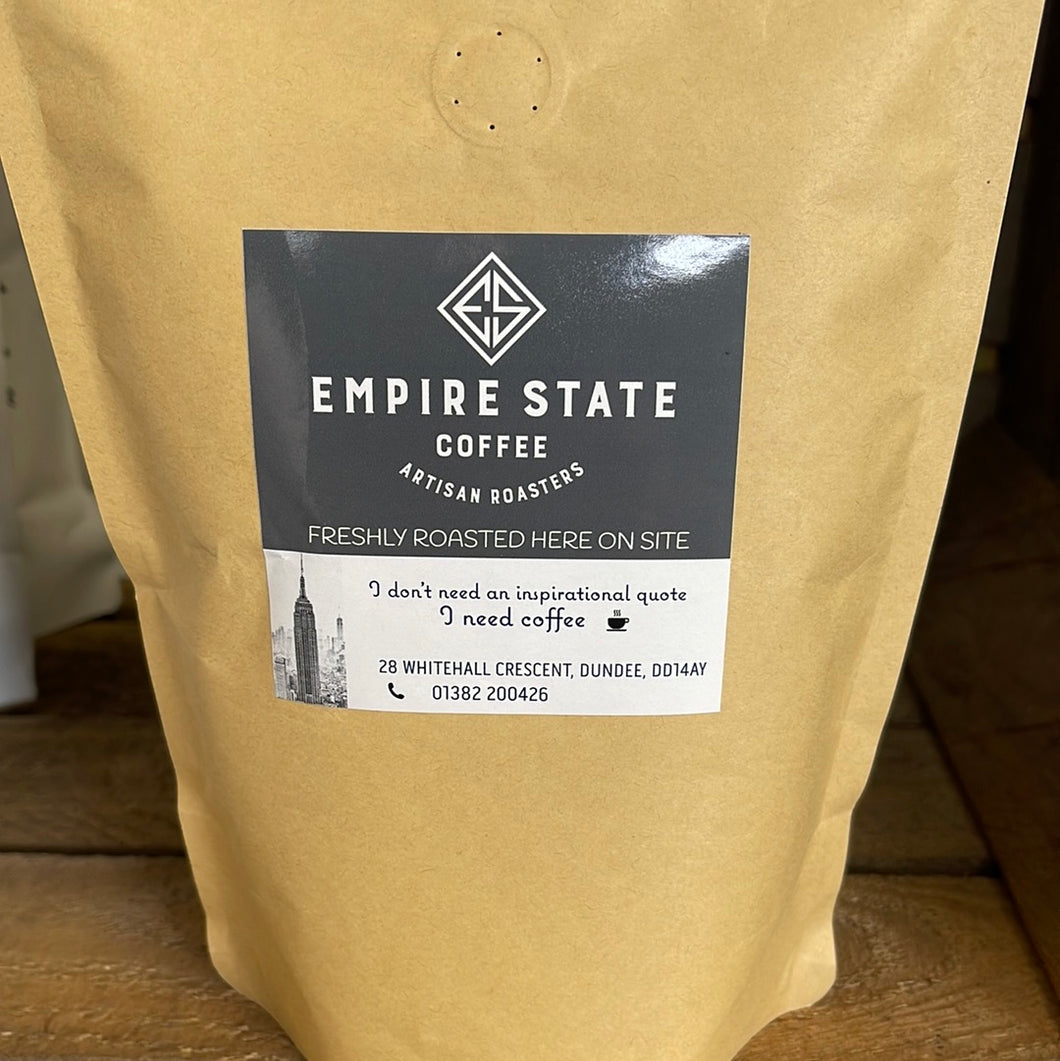 Empire State Coffee (250g GROUND), artisan roaster ground coffee 250g bag