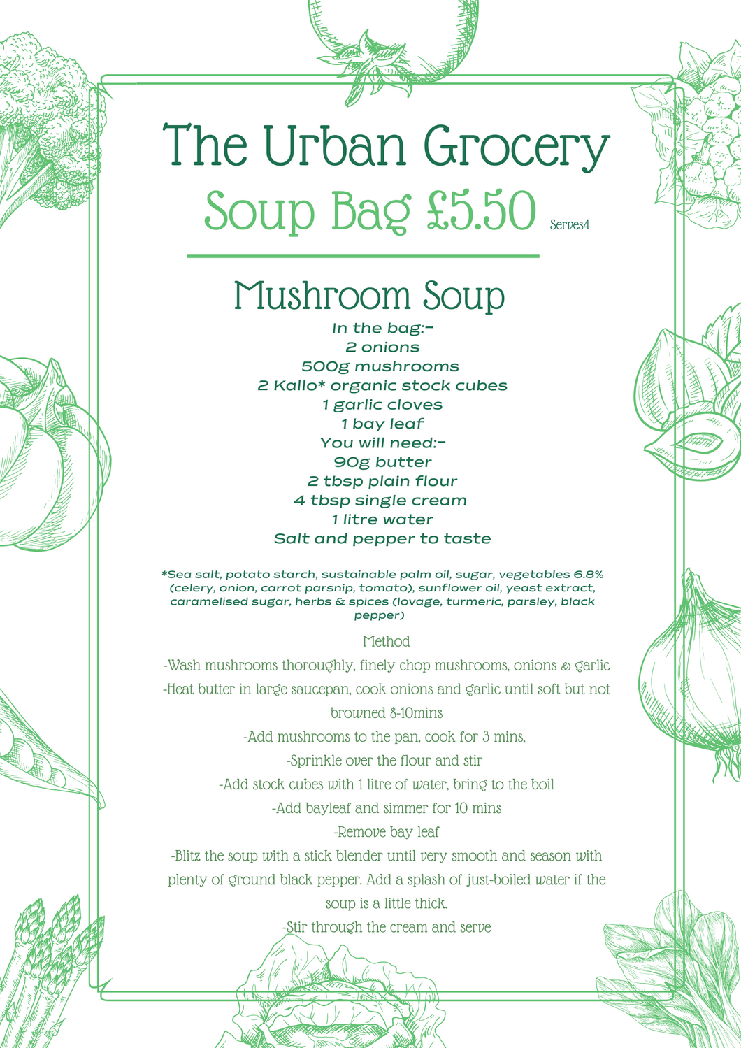 Soup Bag - Mushroom
