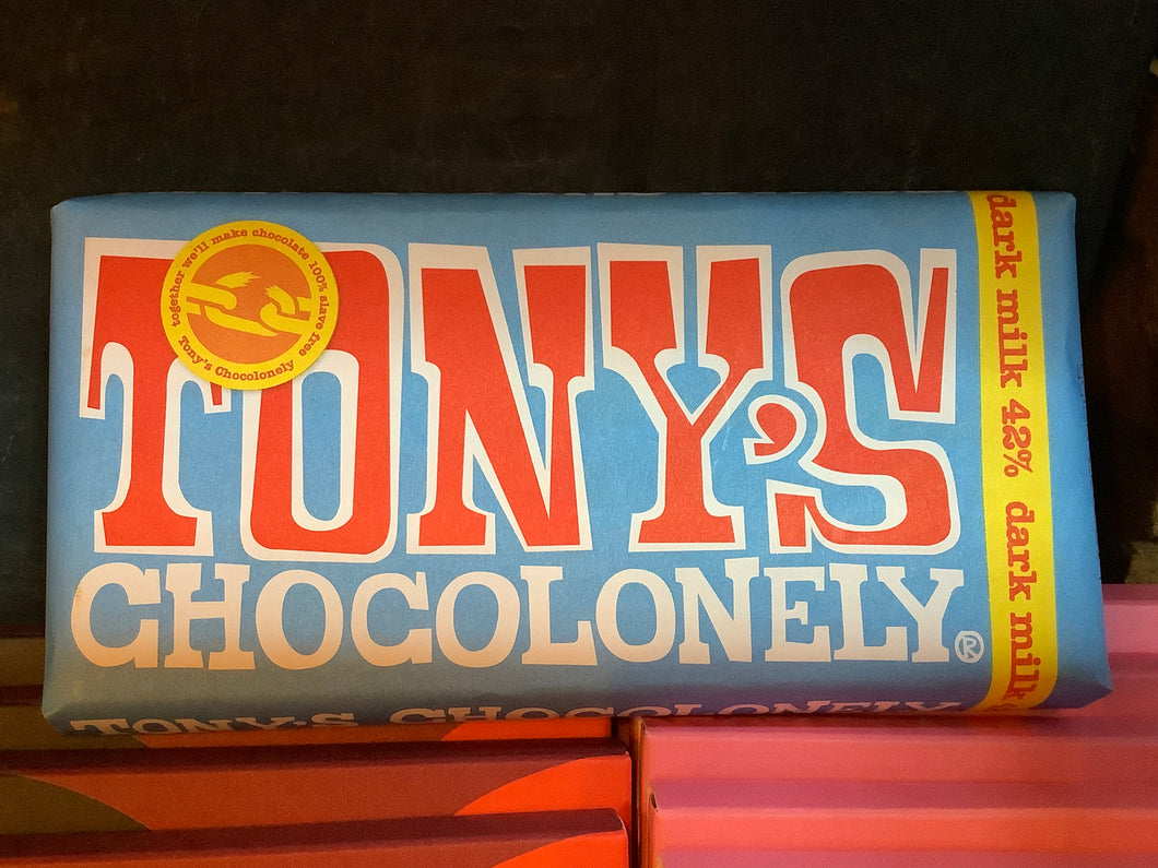 Tony’s Chocolonely 42% dark milk chocolate 180g