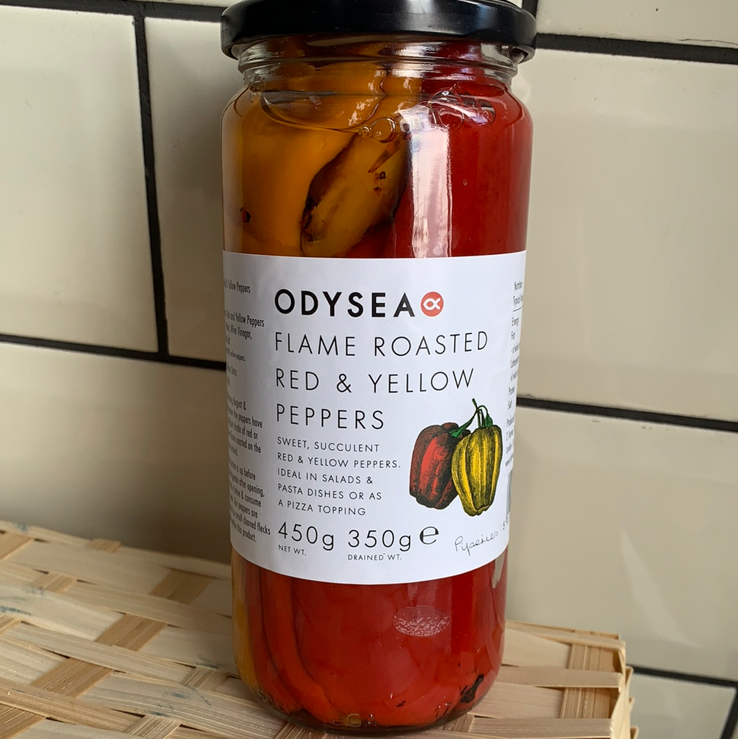 Odysea Flame Roasted Red & Yellow Peppers