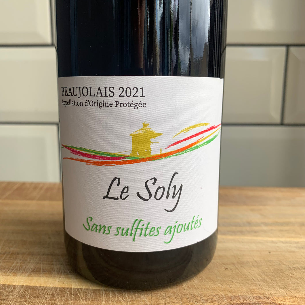 Beaujolais Nouveau Le Soly 2024, sulphite free
