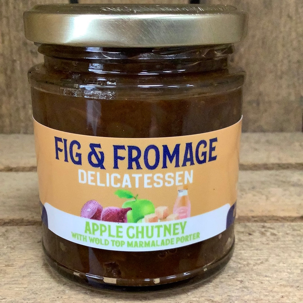 Fig & Fromage ~ Apple Chutney with Wold Top Marmalade Porter200g