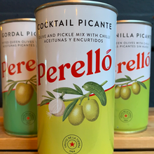 Load image into Gallery viewer, Perello Cocktail Picante, Olives with Pickle Mix &amp; Chilli 350g net 180g drained
