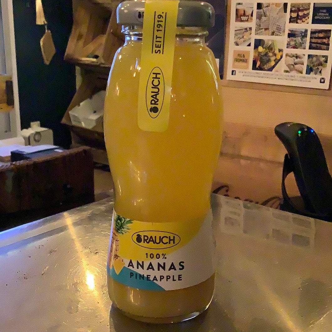 Pineapple 100% Fruit Juice Glass 200ml Rauch Brand