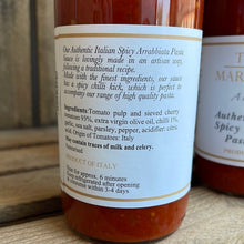 Load image into Gallery viewer, Tenuta Marmorelle Pasta SPICY ARRABBIATA PASTA SAUCE 500ml
