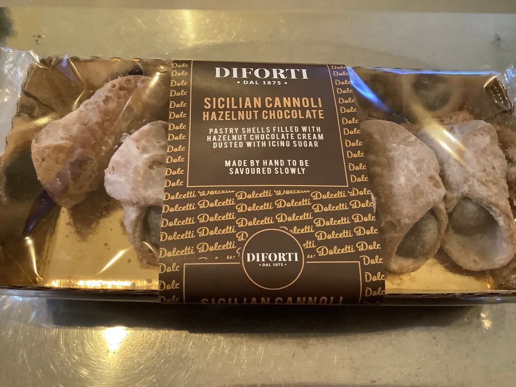 Diforti Pastries - Sicilian Cannoli Chocolate and hazelnut 150g
