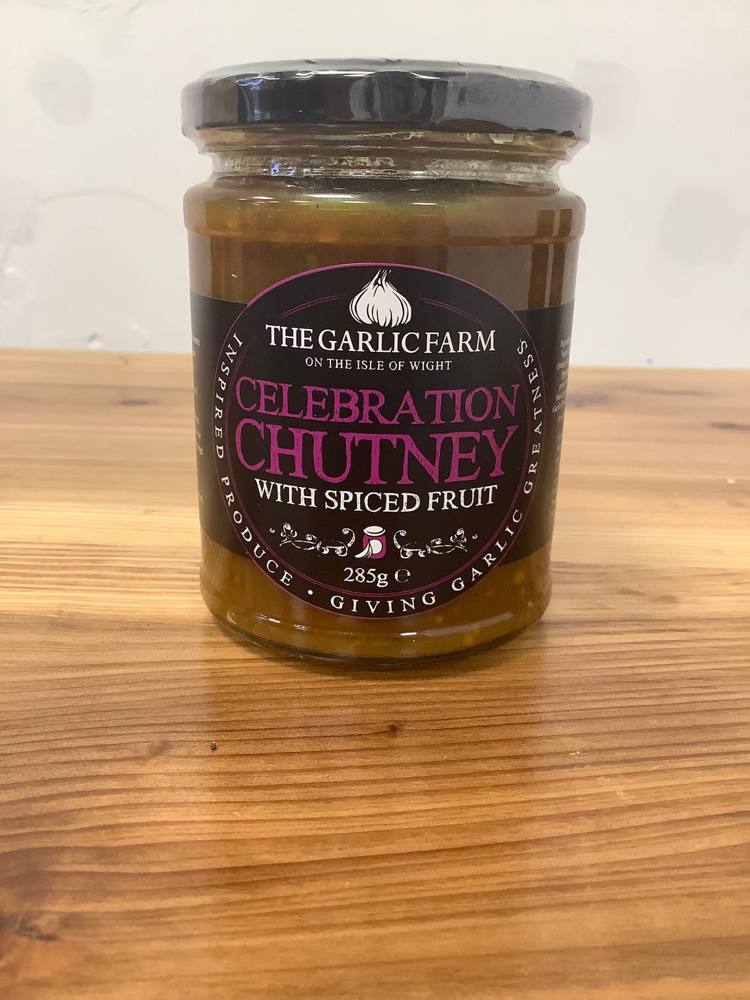Celebration chutney -the garlic farm